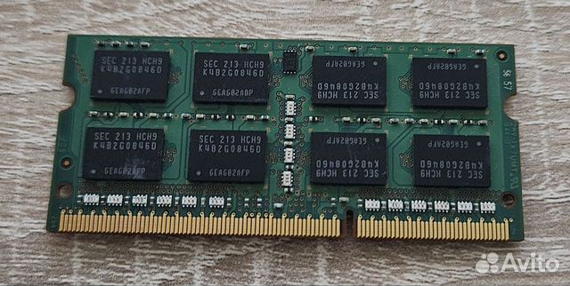 Оперативная память sodimm Samsung DDR3 4GB объявление продам