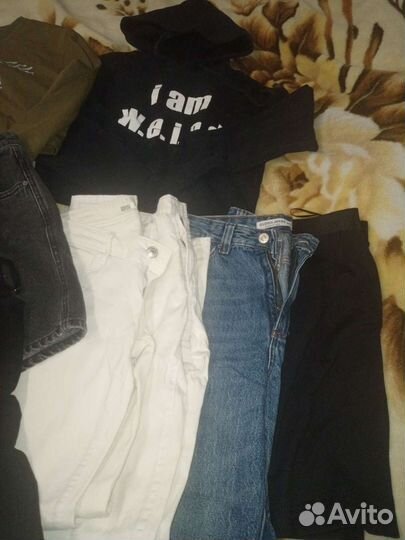 Вещи пакетом на подростка девочку