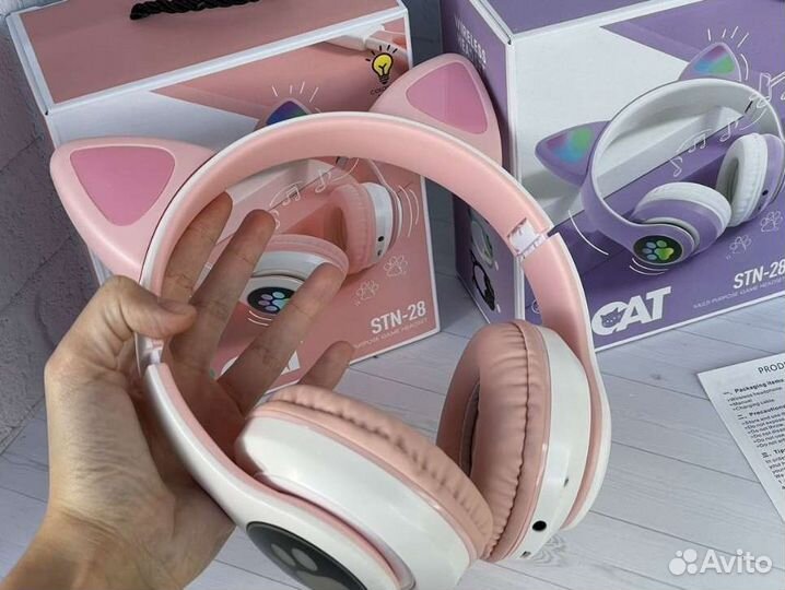 Беспроводные наушники детские ушки