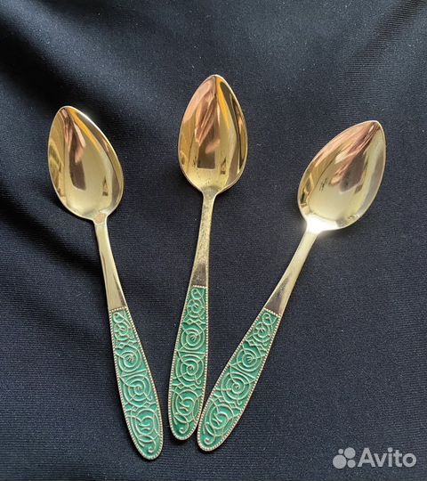 Серебряные ложки кофейные новые