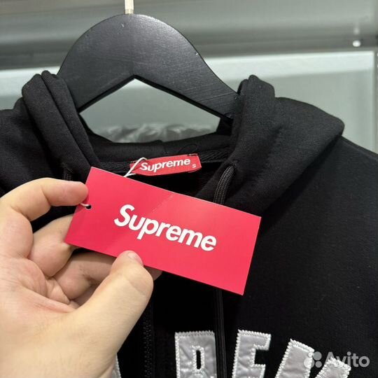 Толстовка на молнии зип худи Supreme