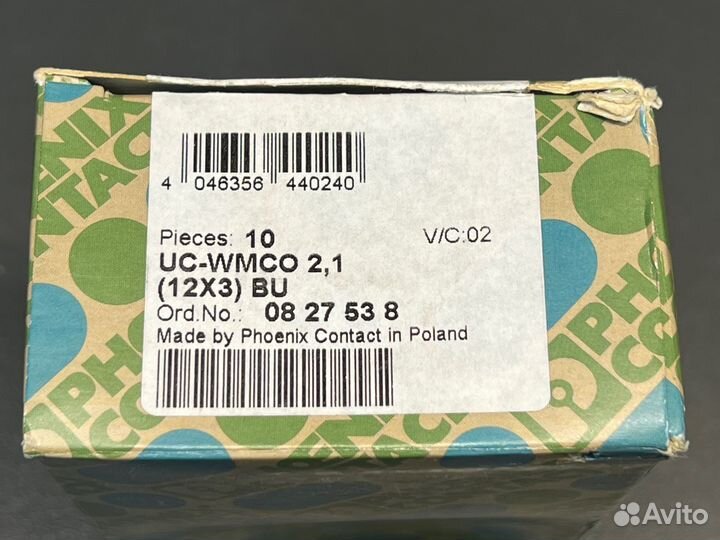 Phoenix contact 0827538 Маркировка, новая, 7 шт