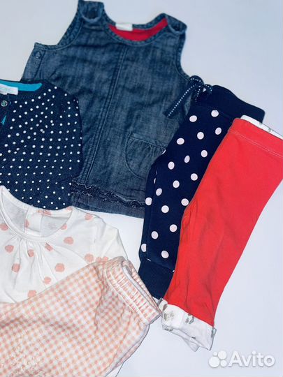 Рост 62-68-74 Одежда для девочки пакетом