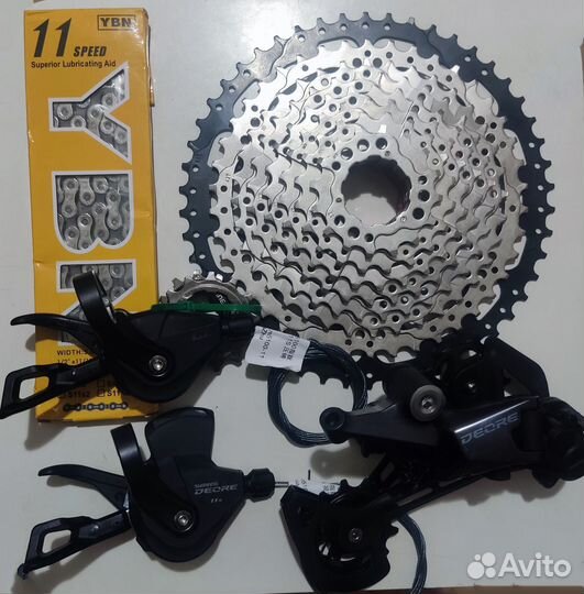 Групсет Shimano Deore m5100 11s 11-51T установка