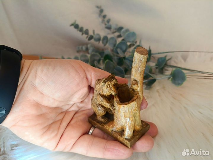 Деревянная фигурка мишка с какой из сука