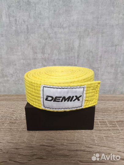 Жёлтый пояс для кимоно