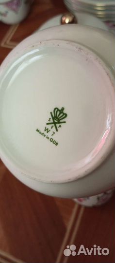 Фарфоровый кофейный сервиз ГДР