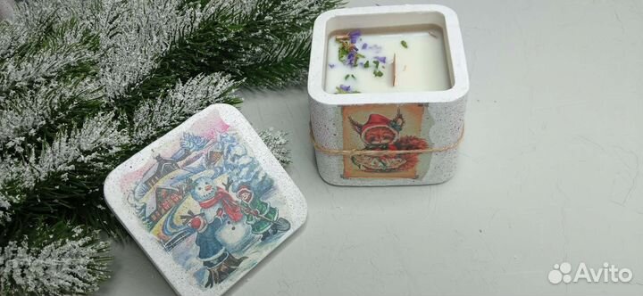 Свечи новогодние