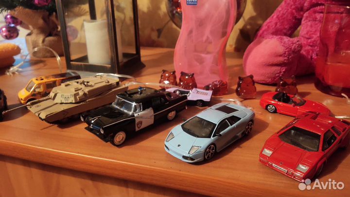 Машинки и мотоциклы модельки металлические игрушки