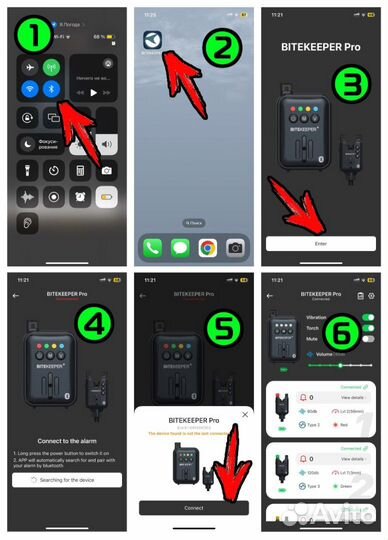Набор сигнализаторов Rippton BiteKeeper Pro 4+1