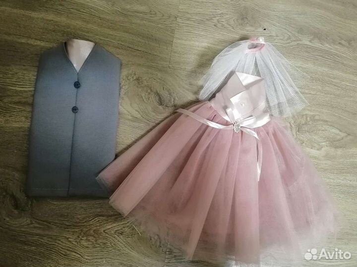 Украшение на свадебные бутылки