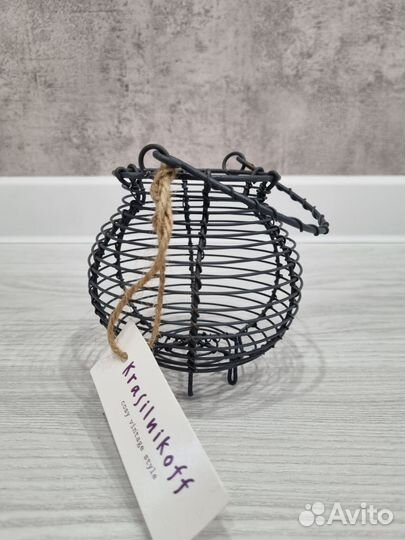 Проволочная корзина мини Krasilnikoff (Дания)