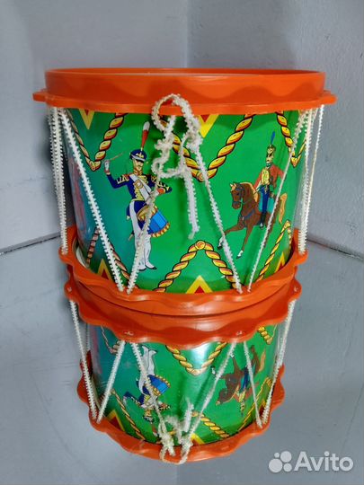 Барабан игрушечный солдатики