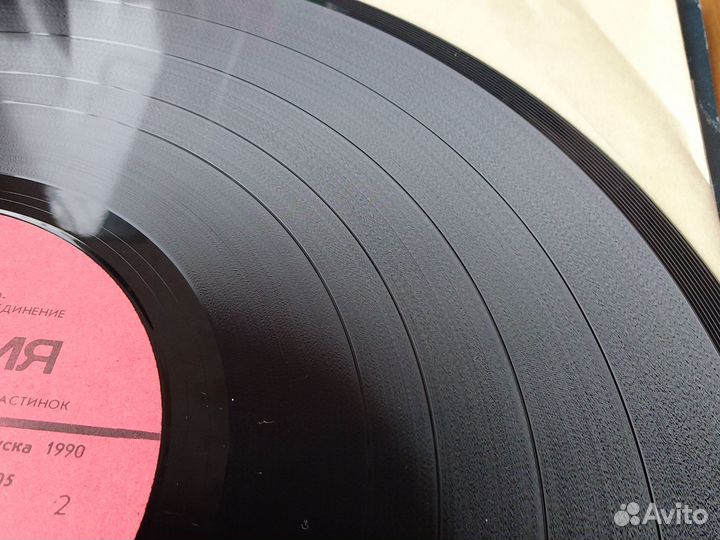 Виниловая пластинка Жанна Бичевская, 1989 г