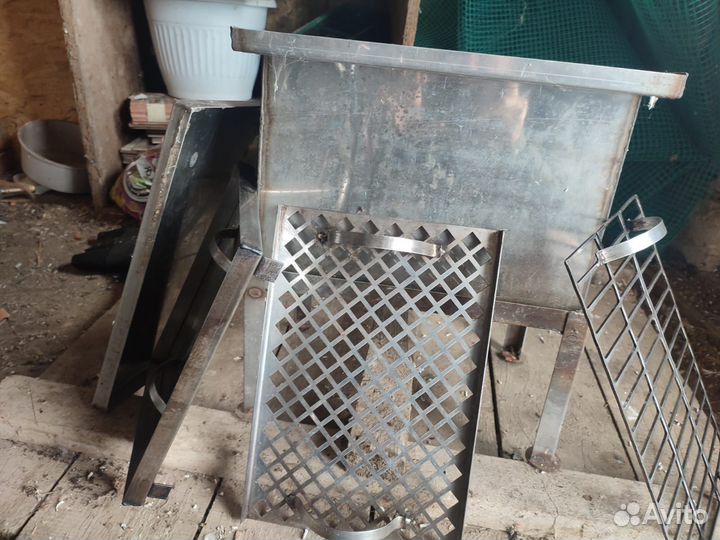 Коптильня горячего копчения из нержавейки