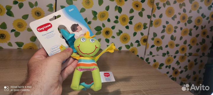 Tiny love погремушка. Frankie Frog