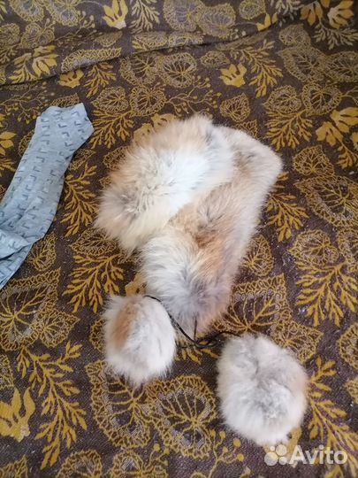 Шапка детская из лисы