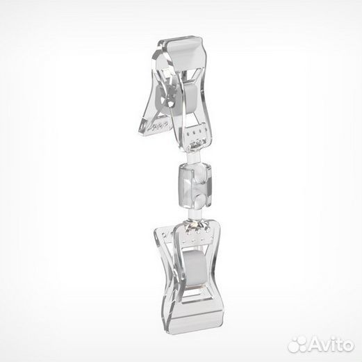 Ценникодержатель на прищепке двусторонний, высота