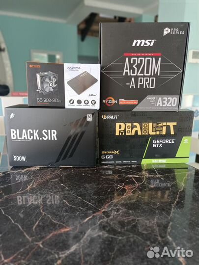 Игровой пк Ryzen 5 5600G / 512 гб. Гарантия на всё