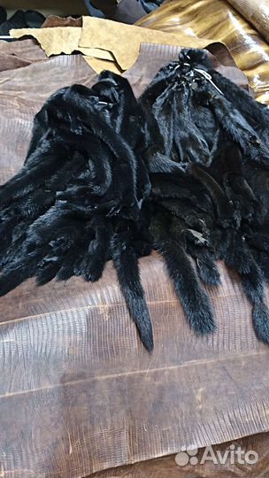 Мех норки шкурки