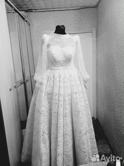 Мусульманская свадебная платье