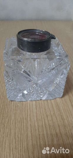 Чернильница хрусталь