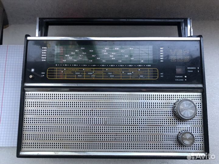 Радиоприемник вэф-206 (VEF-206) радио СССР
