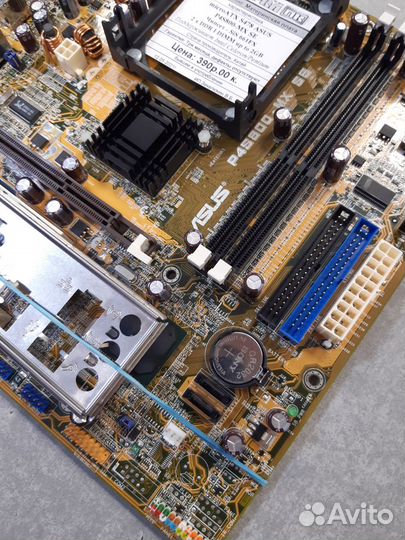 Материнская плата microATX S478 asus P4S800-MX SE