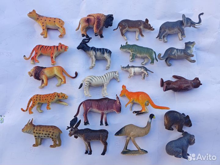 Набор фигурок животных 20 шт
