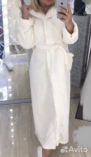 Халат махровый женский