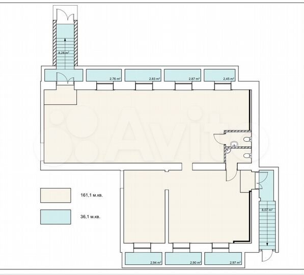 Свободного назначения, 155 м²