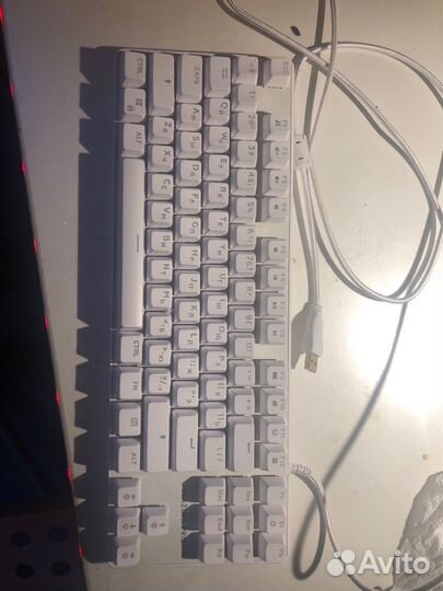 Клавиатура Dexp Blazing Pro White