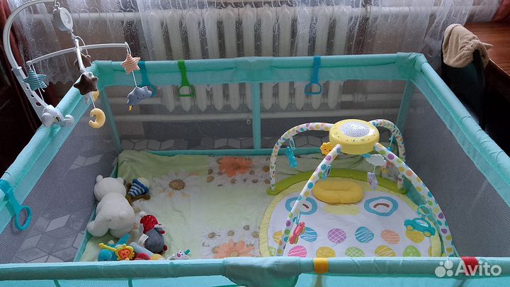 Большой детский манеж 120на160