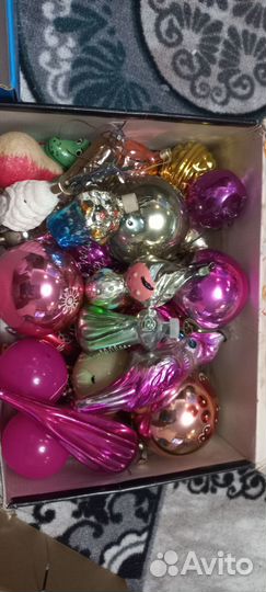 Елочные игрушки СССР советские