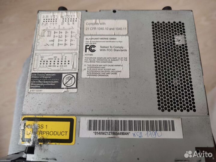 Магнитола volkswagen touareg