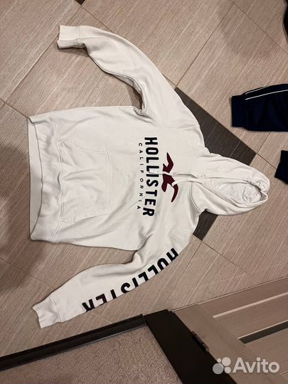 Худи hollister белая