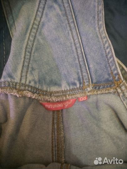 Джинсовый комбинезон для девочки