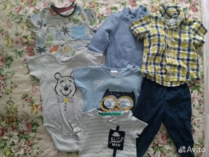 Пакет одежды для мальчика 68-80