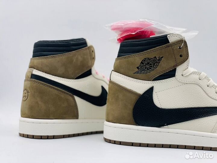 Кроссовки Air Jordan 1 High Og Коричневые