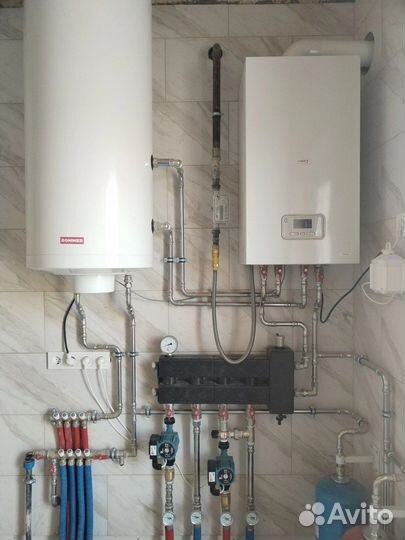 Монтаж систем отопления и водоснабжения