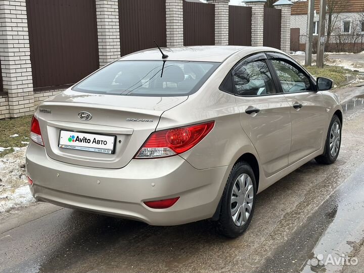 Hyundai Solaris 1.4 МТ, 2011, 198 000 км