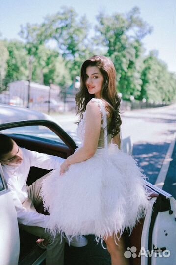 Свадебное платье 42 44 короткое