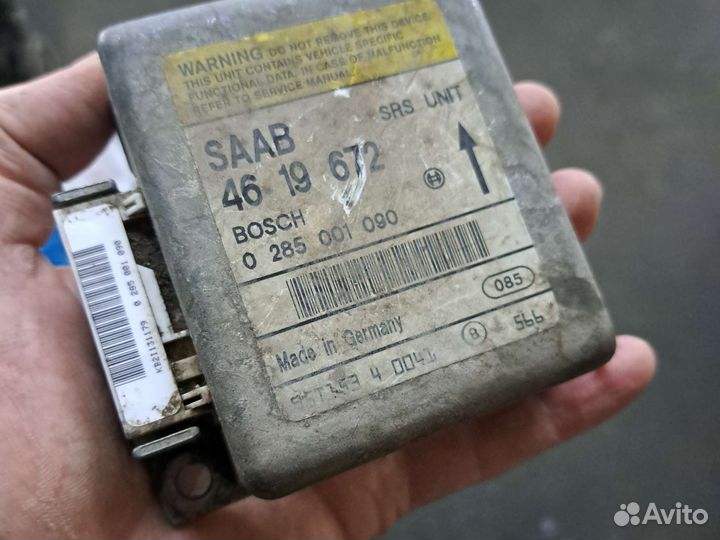 Saab 9000 блок управления SRS