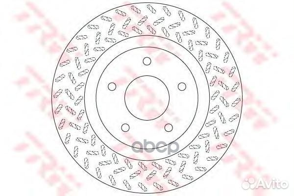 Диск тормозной передний mitsubishi ASX DF6206 D