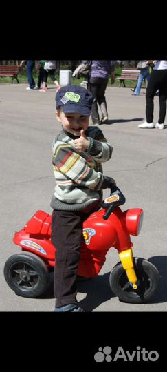 Беговел/толокар мотоцикл Velarti Ретро Макси