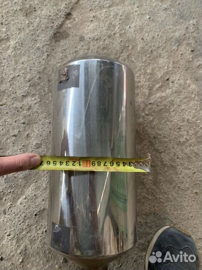 Банка глушителя прямоток