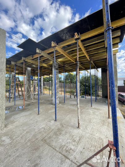 Аренда опалубки стен и перекрытые