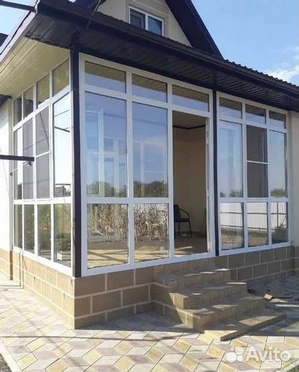 Остекление коттеджей под ключ