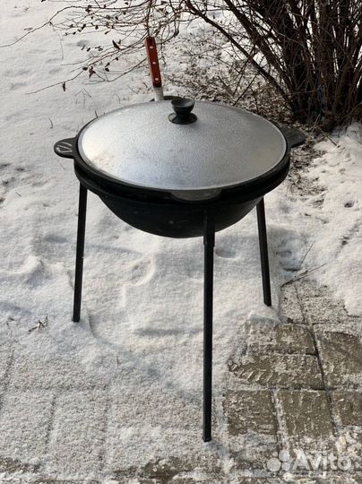 Подставка тренога для костра под казан 30 см