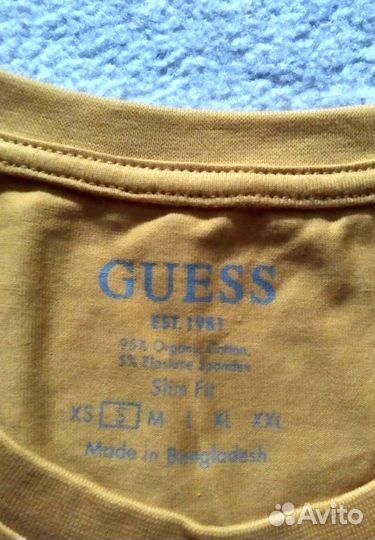 Футболка новая Guess оригинал р.S/M